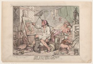 Izba Geniuszów, 2 kwietnia 1806 r., 2 kwietnia 1806 r. autorstwa Thomas Rowlandson