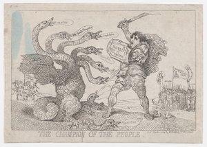 Czempion Ludu, 11 marca 1784 r., 11 marca 1784 r. autorstwa Thomas Rowlandson