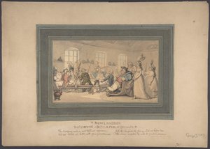 „Przyjemności kąpieli”: śniadanie dla wszystkich autorstwa Thomas Rowlandson