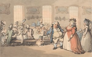 Komfort kąpieli: śniadanie autorstwa Thomas Rowlandson