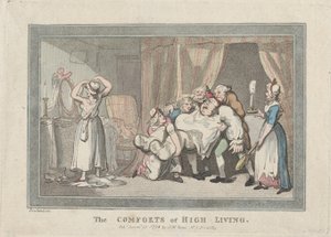 The Comforts of High Living, 16 grudnia 1794., 16 grudnia 1794. autorstwa Thomas Rowlandson