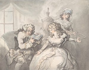 Koneser, 1780-1800. autorstwa Thomas Rowlandson
