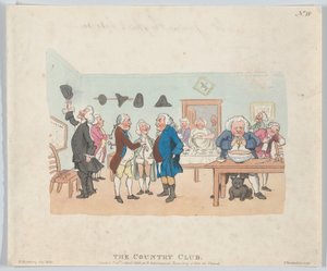 The Country Club, 7 kwietnia 1803., 7 kwietnia 1803. autorstwa Thomas Rowlandson