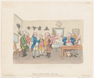 The Country Club, 7 kwietnia 1803., 7 kwietnia 1803. autorstwa Thomas Rowlandson