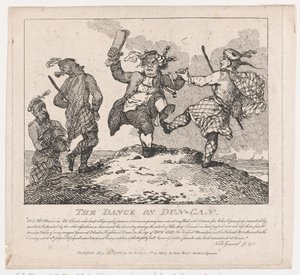 Taniec o malowniczych pięknościach Dun-Can z Boswell, część druga, 15 maja 1786, 15 maja 1786 autorstwa Thomas Rowlandson