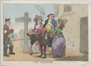 Wyjazd 29 kwietnia 1784 r., 29 kwietnia 1784 r. autorstwa Thomas Rowlandson