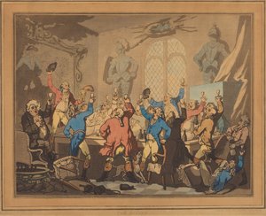 Kolacja autorstwa Thomas Rowlandson