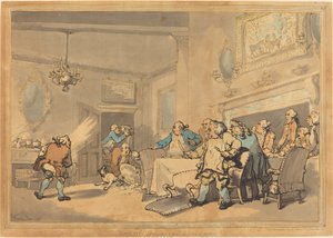 Rozczarowani epikurzy autorstwa Thomas Rowlandson