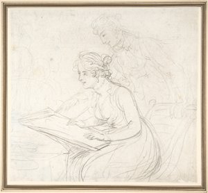 Lekcja rysunku autorstwa Thomas Rowlandson