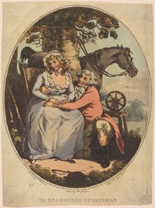 Zakochany sportowiec autorstwa Thomas Rowlandson