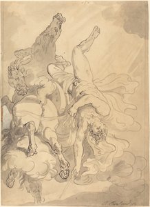 Upadek Faetona autorstwa Thomas Rowlandson