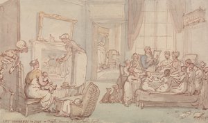 Rodzina dzieci autorstwa Thomas Rowlandson