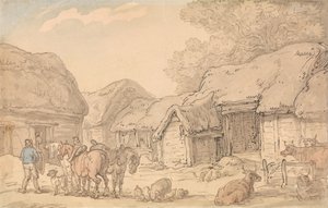 Gospodarstwo autorstwa Thomas Rowlandson