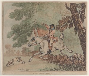 Łowca autorstwa Thomas Rowlandson