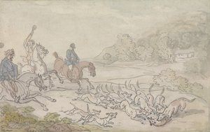 Zabójstwo autorstwa Thomas Rowlandson