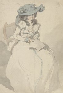 List miłosny, ok. 1790 (pióro i atrament oraz akwarela na papierze) autorstwa Thomas Rowlandson