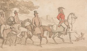 Wojskowe przygody Johnny’ego Newcome’a autorstwa Thomas Rowlandson