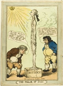 Słup soli autorstwa Thomas Rowlandson