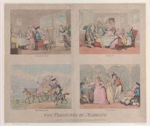 Przyjemności Margate, 25 lipca 1800 r., 25 lipca 1800 r. autorstwa Thomas Rowlandson