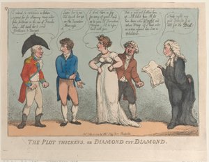 Działka zagęszcza się, czyli diament oszlifowany, 16 lipca 1809 r., 16 lipca 1809 r. autorstwa Thomas Rowlandson