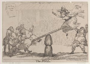 Plebiscyt 12 kwietnia 1784 r., 12 kwietnia 1784 r. autorstwa Thomas Rowlandson