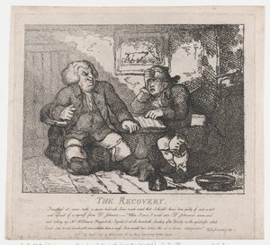 Odzyskiwanie malowniczych piękności z Boswell, część druga, 20 czerwca 1786, 20 czerwca 1786. autorstwa Thomas Rowlandson