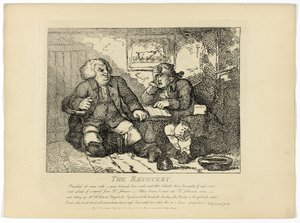 Odzyskanie, z podróży Boswella po Hebrydach autorstwa Thomas Rowlandson