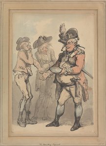 Sierżant ds. rekrutacji autorstwa Thomas Rowlandson