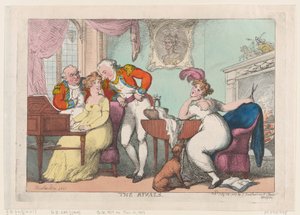 Rywale, 14 lipca 1807 r., 14 lipca 1807 r. autorstwa Thomas Rowlandson