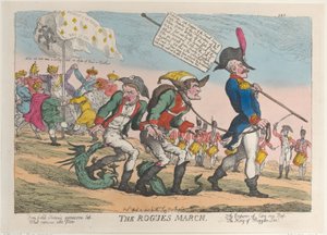 Łotrzykowie Marzec, 12 kwietnia 1814, 12 kwietnia 1814. autorstwa Thomas Rowlandson