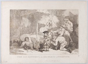 Smutne odkrycie nieokrzesanego ucznia autorstwa Thomas Rowlandson