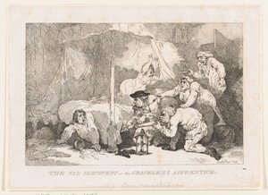 Smutne odkrycie, czyli nieokrzesany praktykant autorstwa Thomas Rowlandson