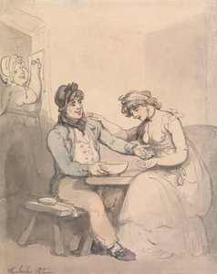 Powrót marynarza autorstwa Thomas Rowlandson