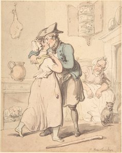 Powrót marynarza ze służby czynnej autorstwa Thomas Rowlandson