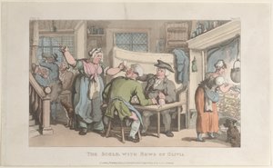 The Scold, z News of Olivia, z The Vicar of Wakefield, 1 maja 1817, 1 maja 1817. autorstwa Thomas Rowlandson
