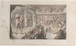 Etap. George Primrose jako Horatio, z The Vicar of Wakefield, 1 maja 1817, 1 maja 1817. autorstwa Thomas Rowlandson