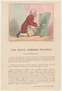 Modlitwa Stock Jobbera!!, 1 sierpnia 1801 r., 1 sierpnia 1801 r. autorstwa Thomas Rowlandson