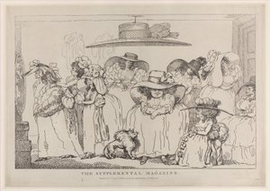 Magazyn uzupełniający, 1 stycznia 1786., 1 stycznia 1786. autorstwa Thomas Rowlandson