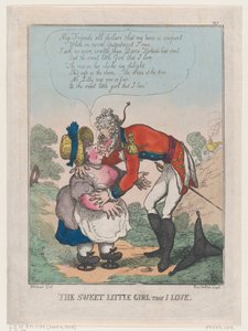 Słodka mała dziewczynka, którą kocham, 4 czerwca 1808 r., 4 czerwca 1808 r. autorstwa Thomas Rowlandson