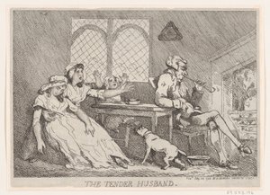 Czuły mąż, 28 lipca 1786 r., 28 lipca 1786 r. autorstwa Thomas Rowlandson