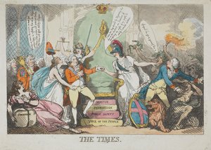 The Times autorstwa Thomas Rowlandson