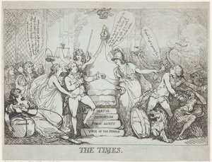 The Times, grudzień 1788., grudzień 1788. autorstwa Thomas Rowlandson