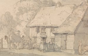Punkt poboru opłat autorstwa Thomas Rowlandson