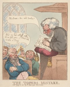 Błąd Topera autorstwa Thomas Rowlandson