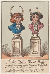 The Union Head Dress!!, 18 marca 1801., 18 marca 1801. autorstwa Thomas Rowlandson