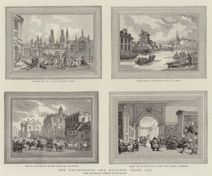 Uniwersytety sto lat temu autorstwa Thomas Rowlandson