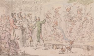 Wikariusz Wakefield: obraz rodzinny autorstwa Thomas Rowlandson