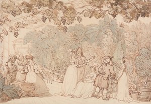 The Vinery autorstwa Thomas Rowlandson