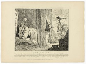 Wizja, z podróży Boswella po Hebrydach autorstwa Thomas Rowlandson