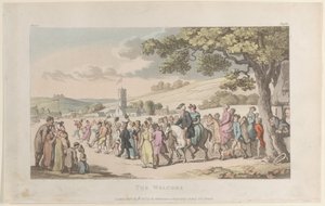 Powitanie z Wikariusza Wakefielda, 1 maja 1817, 1 maja 1817. autorstwa Thomas Rowlandson